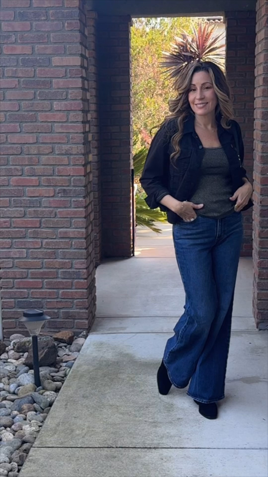 This look was styled around this sparkle metallic sweater tank ✨
It adds just the right amount of shine without feeling overdone. I paired it with denim and a lightweight jacket to keep it relaxed, comfortable, and easy to move in.

Perfect for concerts, casual nights out, or evening events when you want a little sparkle but still want to feel like yourself.

This outfit is part of my LOFT New Arrivals haul on YouTube, where I style each piece and share how I’d actually wear it.
👉 Watch the full video for more outfit ideas.

🖤 Shop the full look here.

#LTKStyleTip #LTKFinds #LTKSpring
#concertoutfit #sparkletop #casualchic #fashionover40 #stylishandgrateful

#LTKOver40 #LTKTall #LTKootd