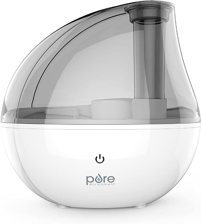 Pure Enrichment® MistAire™ Silver Ultrasonic Cool Mist Humidifier - Lasts Up to 25 Hours, Whis... | Amazon (US)