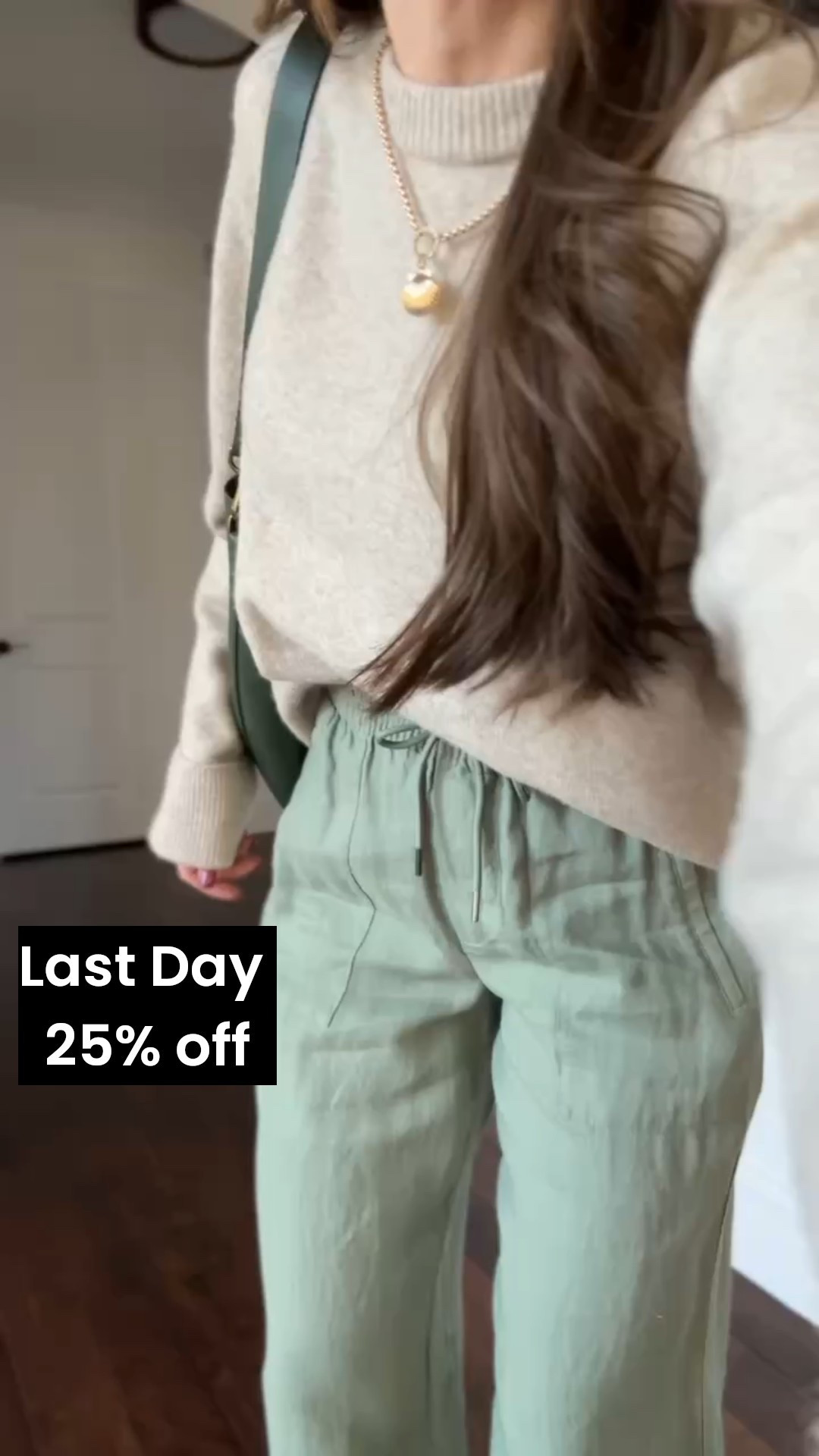 @athleta linen pants are 25% off through the end of the day! I am in an XS regular 

#LTKSaleAlert #LTKootd #LTKgrwm