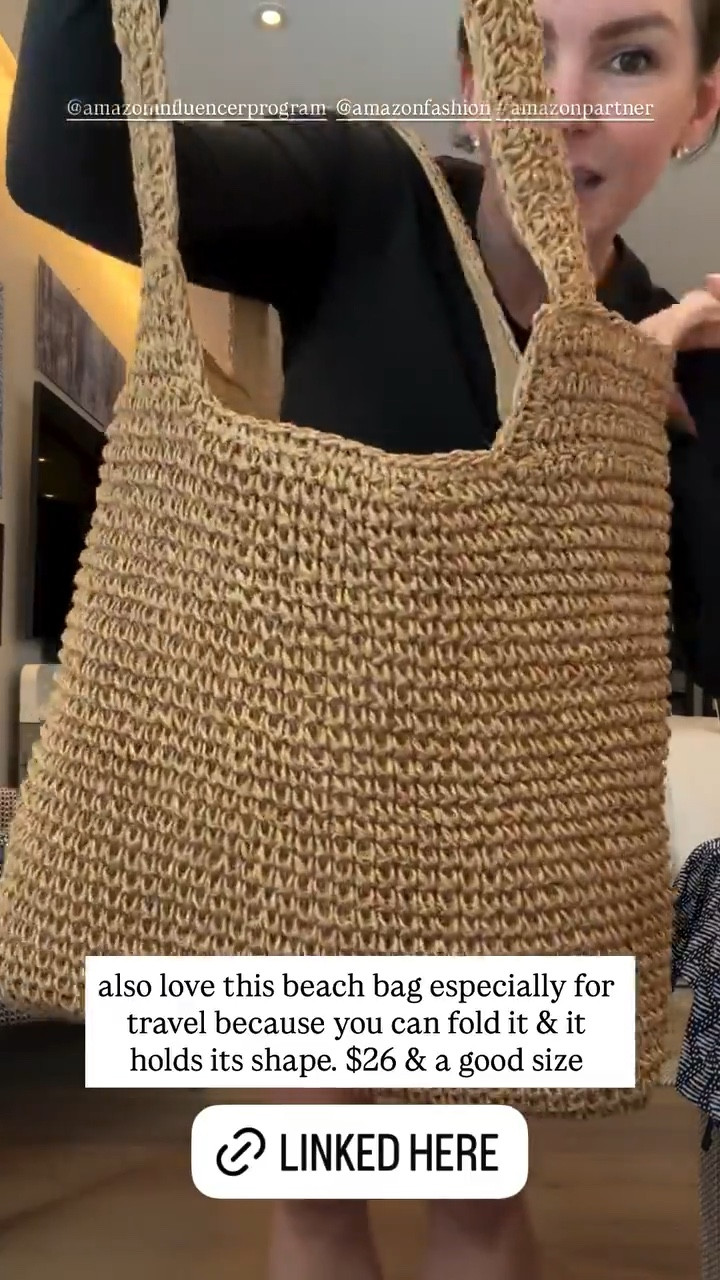 also love this beach bag especially for travel because you can fold it & it holds its shape. $26 & a good size

#LTKgrwm #LTKdayinmylife #LTKSwim