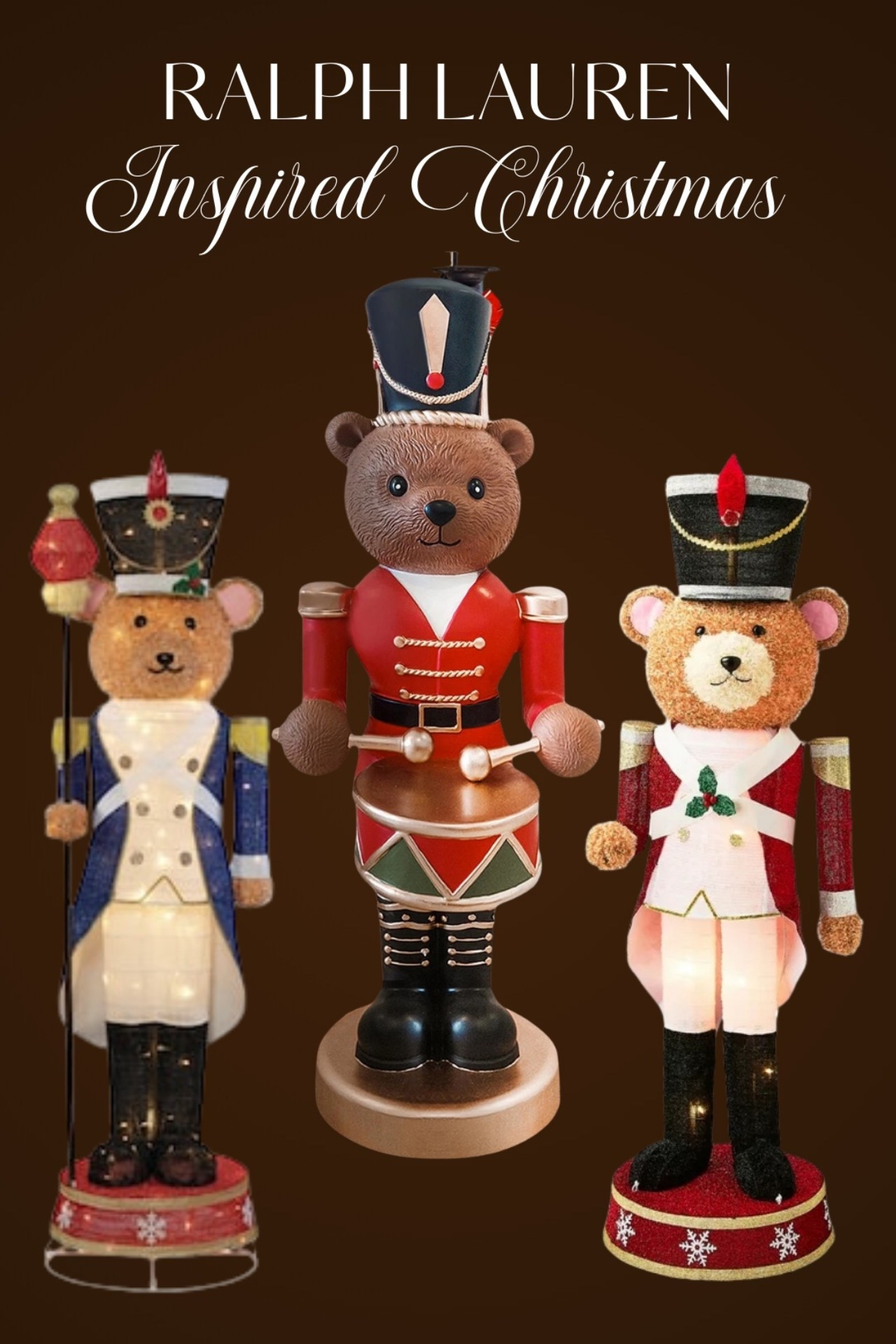 Ralph Lauren Inspired Christmas Decor - Outdoor Christmas Decor 🤎  #christmas #christmasdecor 

#LTKSeasonal #LTKStyleTip #LTKHome