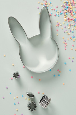 Floral Bunny Cookie Cutter Set | Anthropologie (US)