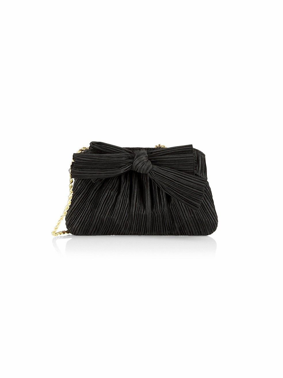 Loeffler Randall Mini Pleated Bow Frame Clutch | Saks Fifth Avenue