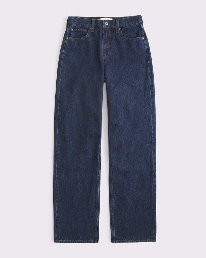 Curve Love High Rise Loose Jean | Abercrombie & Fitch (US)