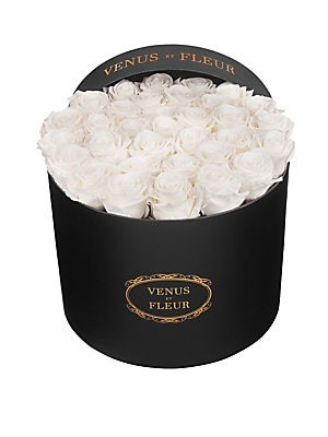 Venus ET Fleur Eternity Large Round Keepsafe Box - Black | Saks Fifth Avenue