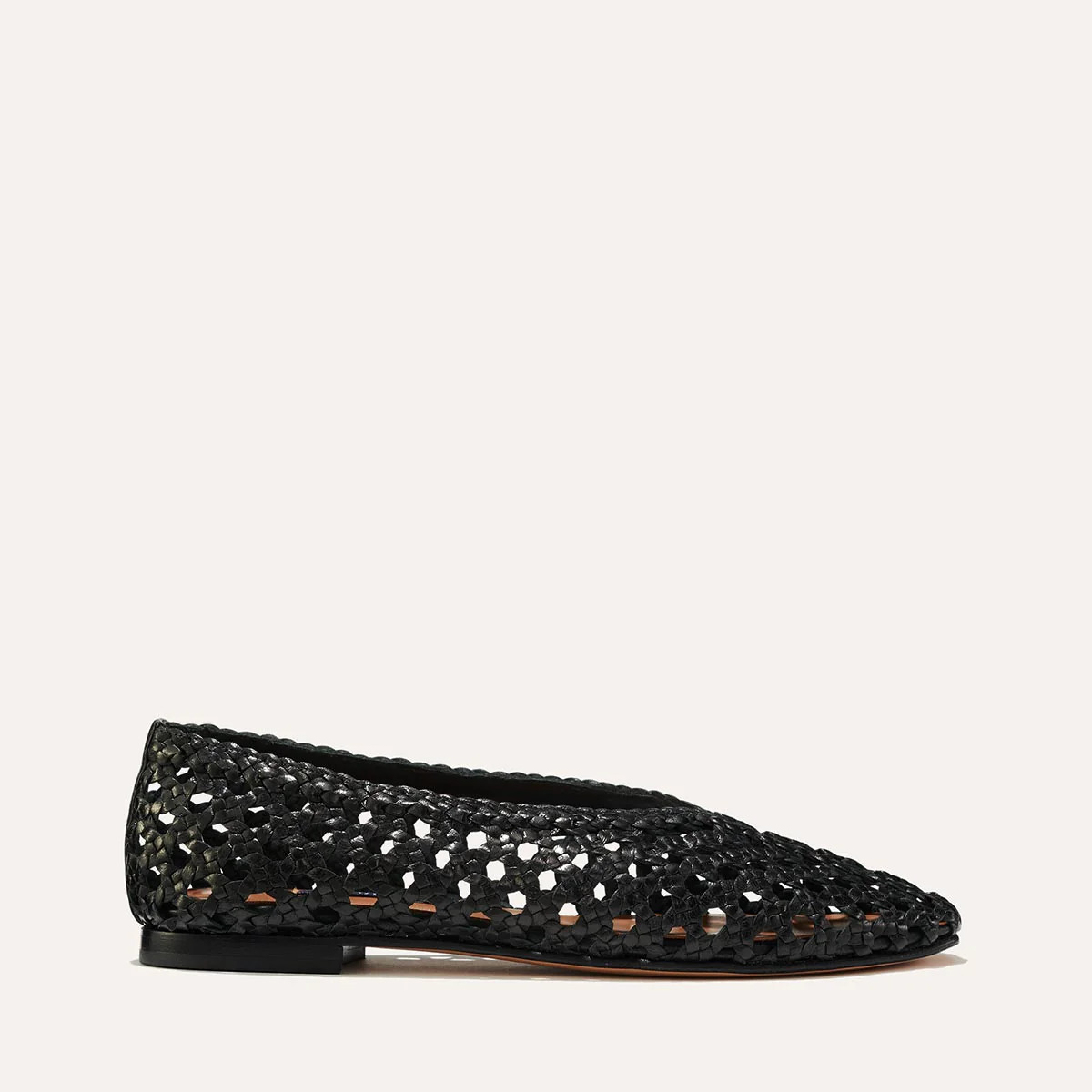The Woven Paz - Black Woven Leather | Margaux
