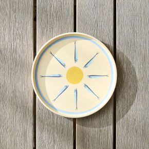 Sardine Melamine Outdoor Salad Plate Sets | West Elm (US)