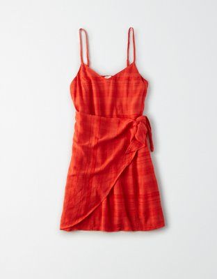 AE Tie Front Mini Dress | American Eagle Outfitters (US & CA)