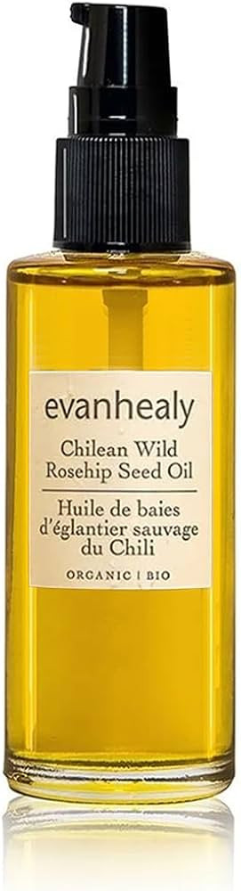 evanhealy Chilean Wild Rosehip Seed Oil | 100% Pure Wild-Harvested Certified Organic Rosehip Oil ... | Amazon (US)