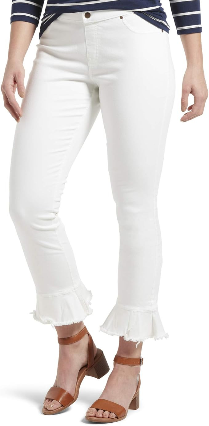 HUE Women's Fashion Denim Jean Skimmer Leggings | Amazon (US)
