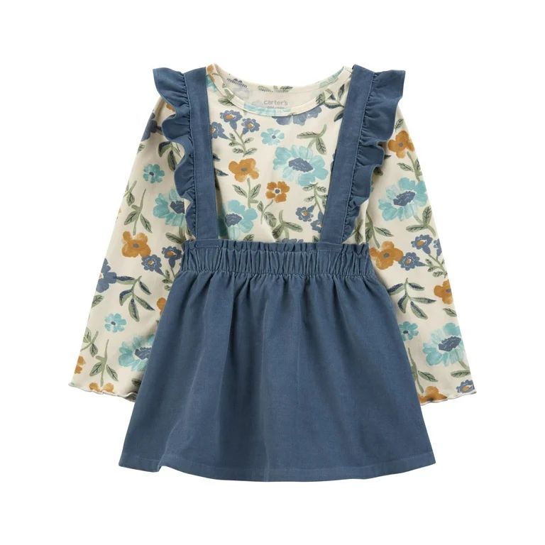 Carter's Child of Mine Toddler Girl Dress, 2-Piece, Sizes 12M-5T | Walmart (US)