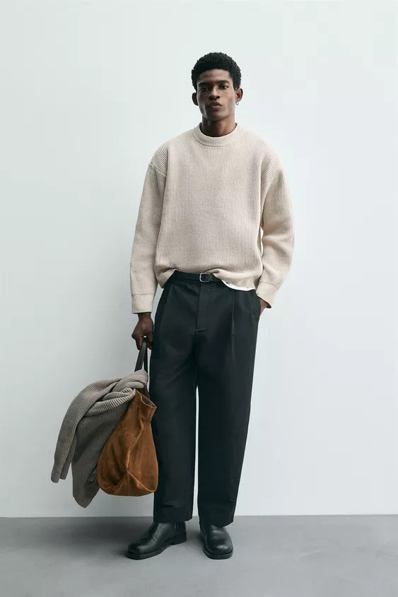 CHENILLE TEXTURED SWEATER | Zara US