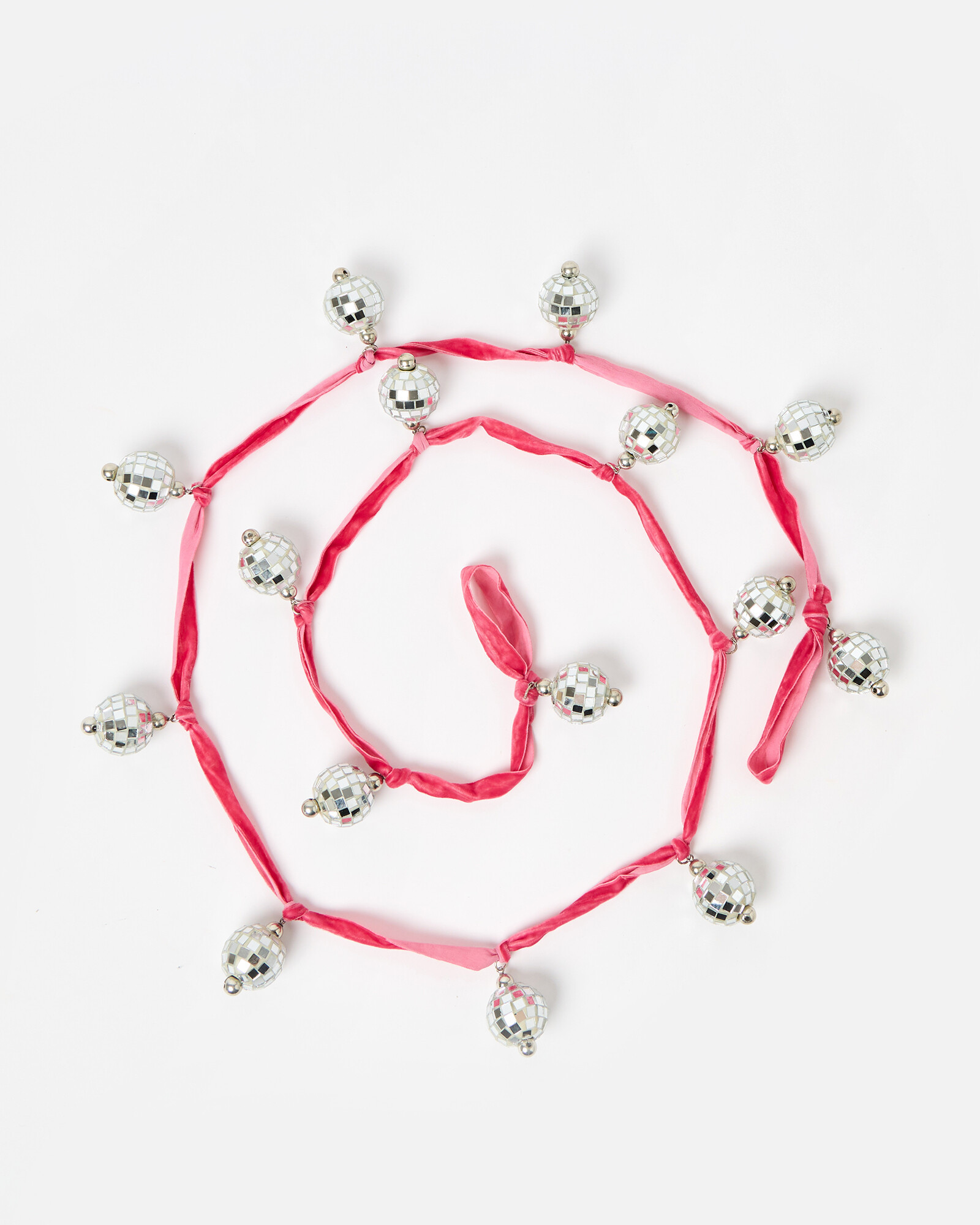 Silver Disco Ball Christmas Garland | Oliver Bonas | Oliver Bonas (Global)