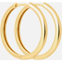 Astrid & Miyu Women's Simple Hinge Hoops In Gold - Gold | Coggles (Global)