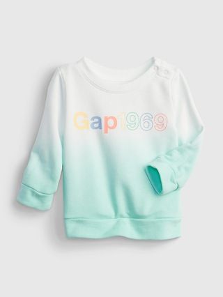 Baby Ombre Gap Logo Crewneck Sweatshirt | Gap (US)