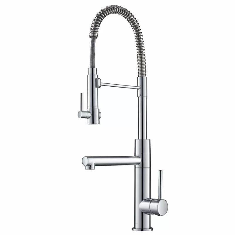 KPF-1603CH Artec Pro Pull Down Single Handle Kitchen Faucet | Wayfair North America