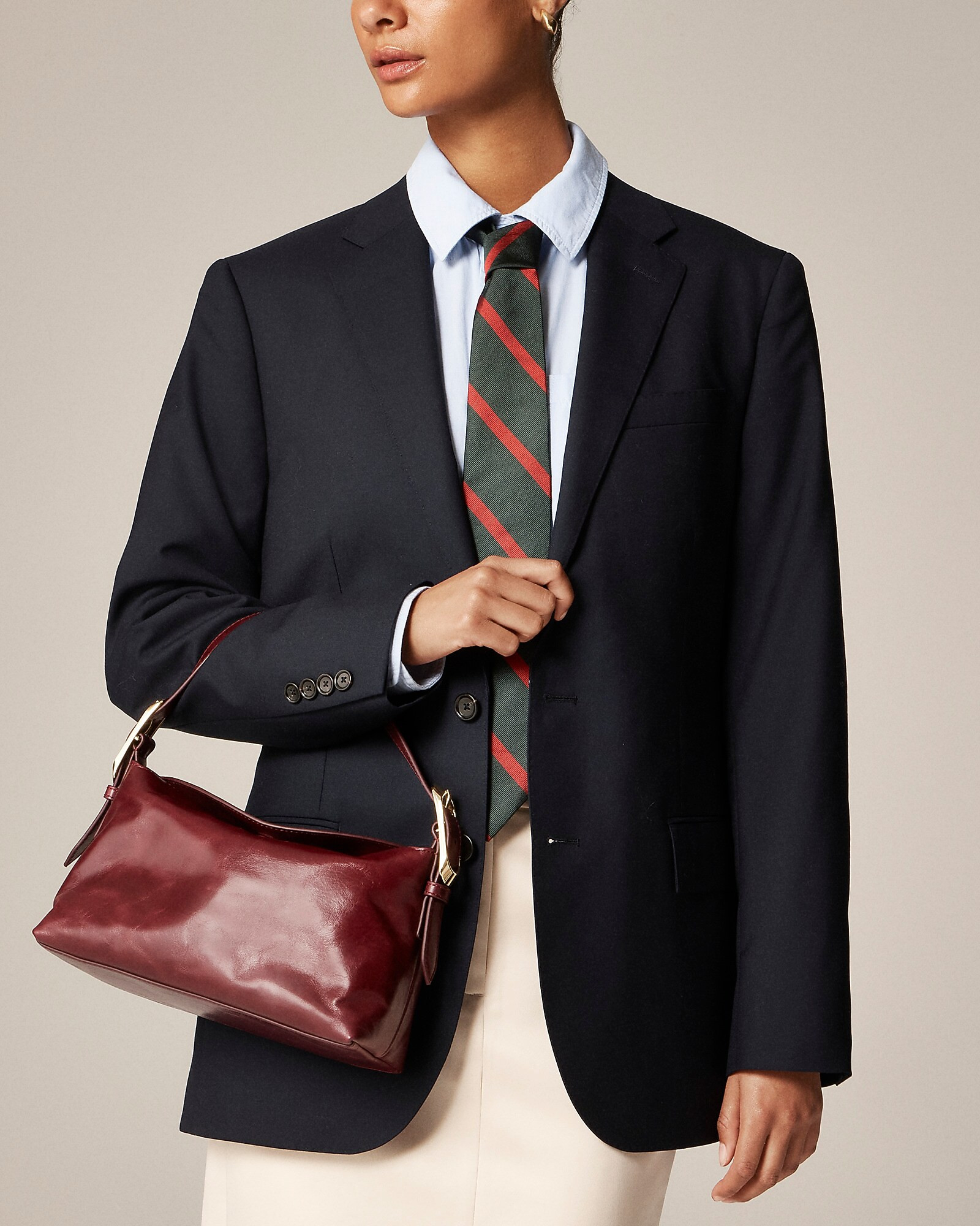 Berkeley small shoulder bag in patent leather | J. Crew US