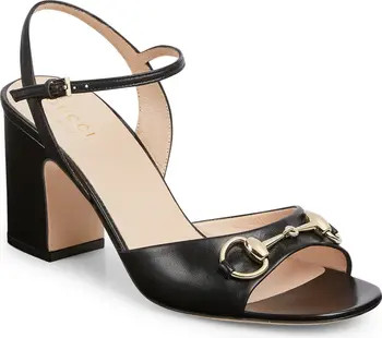 Gucci Horsebit Block Heel Sandal (Women) | Nordstrom | Nordstrom