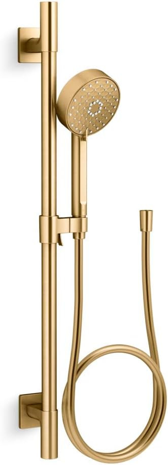 Kohler 99242-Y-2MB Awaken G110 Deluxe HANDSHOWER KIT, Vibrant Brushed Moderne Brass | Amazon (US)