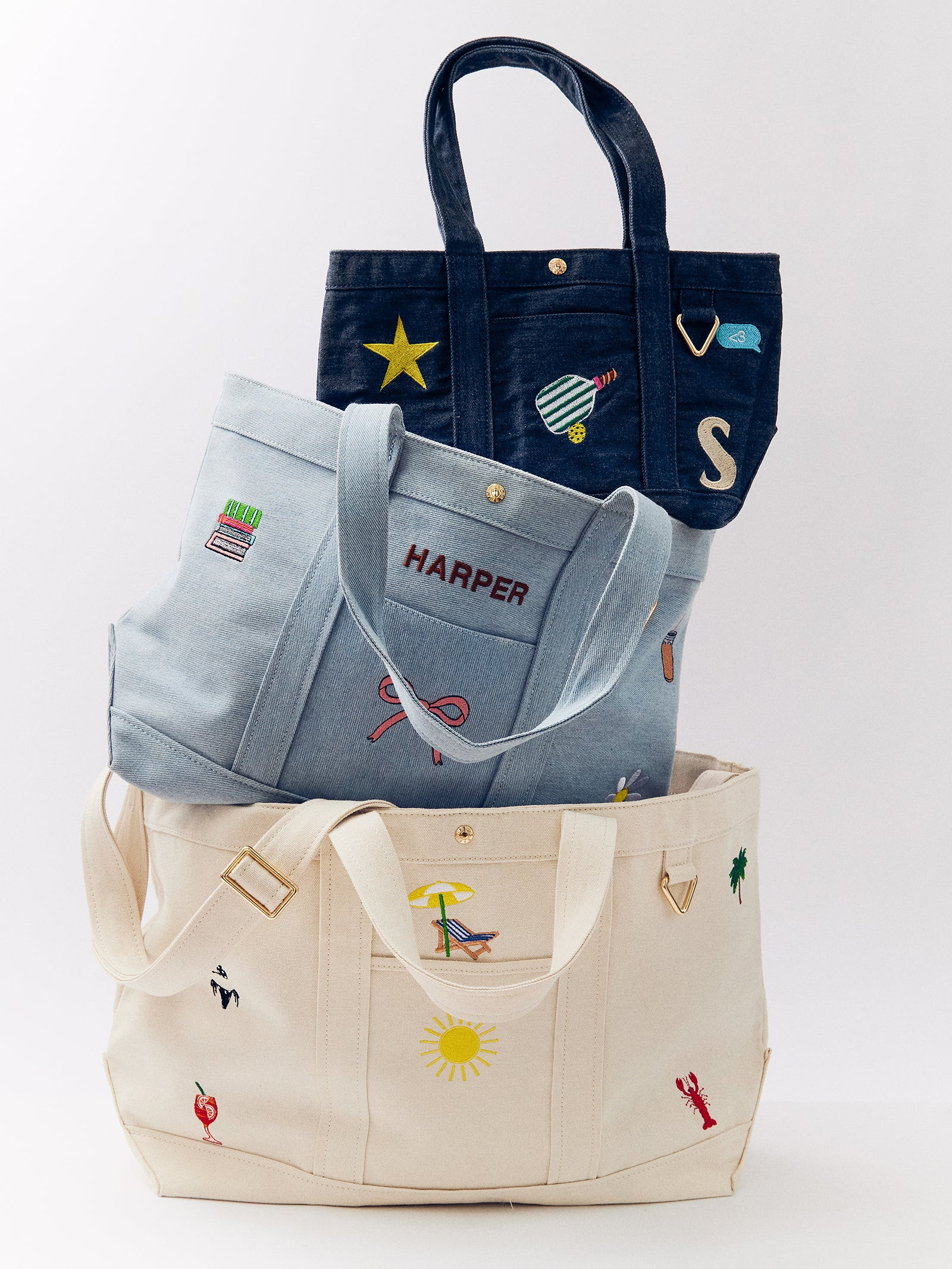 Large Custom Icon Tote - Large | BaubleBar