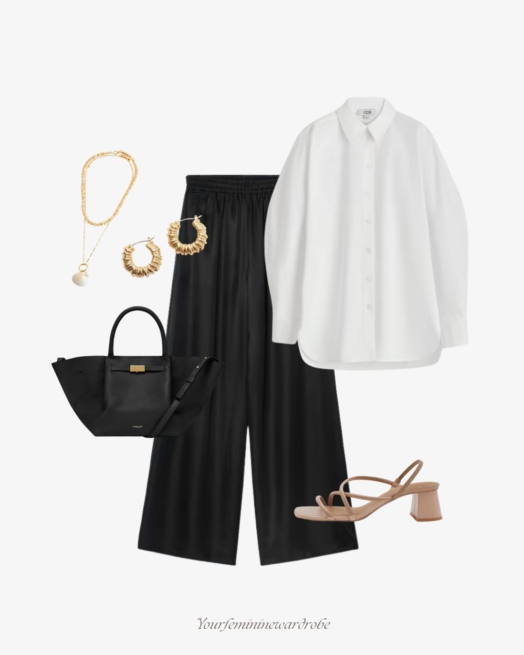 Styling black pull on trousers for fall ☕️✨🍂