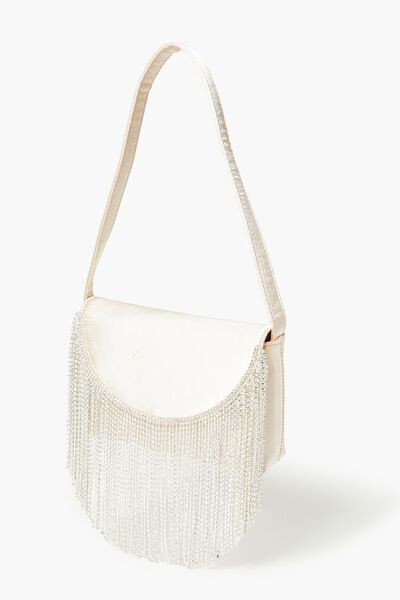 Rhinestone Fringe Shoulder Bag | Forever 21 | Forever 21 (US)