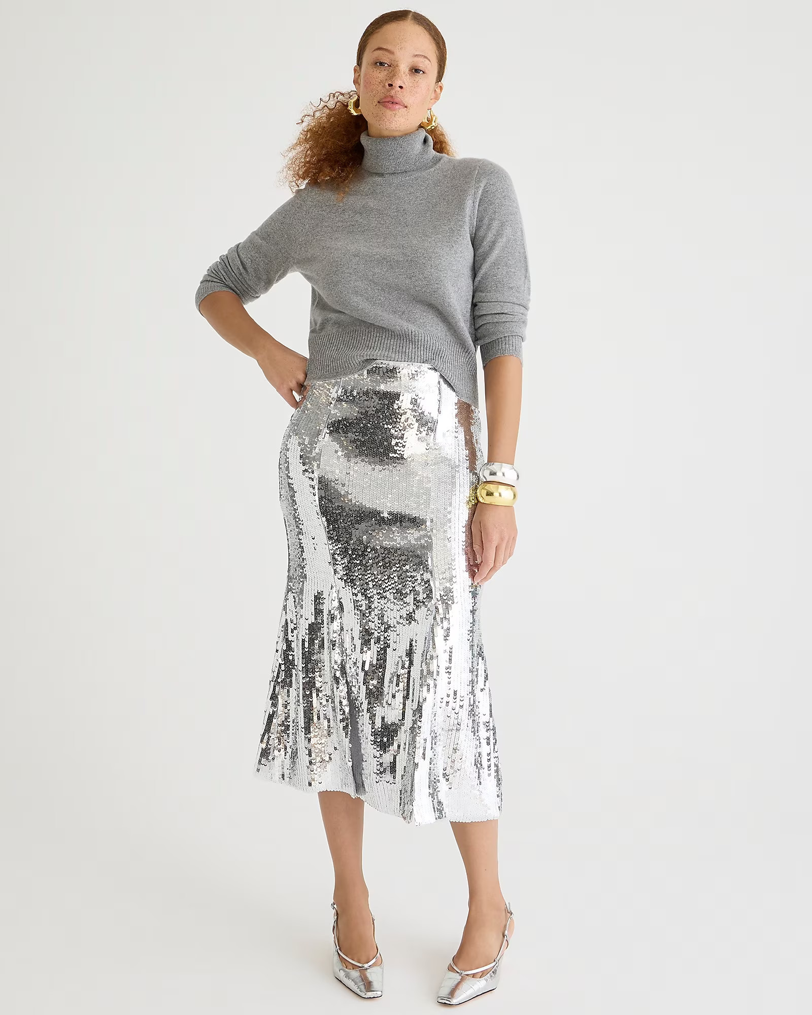 Collection sequin slip skirt | J. Crew US
