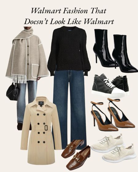 Winter outfit. Casual outfit. Old money outfit. Walmart fashion. Wide leg jeans. Casual work outfit. Date night outfit. Leather boots. Leather tennis shoes 

#LTKover40 #LTKfindsunder50 #LTKshoecrush