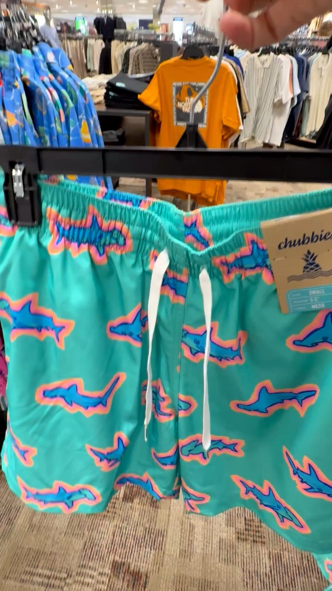 Chubbies Mens Swim Trunks - Apex Swimmers All Over Shark Print – Mens Swim Shorts with 4-Way Stretch, 5.5” Beach Shorts with Elastic Waist, Drawstring, Mesh Lining

These might be the most fun swim trunks of the summer 🦈🌊☀️
The Chubbies Men’s Swim Trunks in this teal all-over shark print are giving beach vacation, lake weekend, and fun summer dad vibes all in one. If you’re looking for swim trunks that stand out, these definitely deliver.
With a modern 5.5” inseam, 4-way stretch fabric, elastic waistband, drawstring closure, and mesh lining, these trunks are designed for comfort whether you’re swimming, boating, hanging by the pool, or chasing kids around the beach.
The shark print adds personality while the teal color keeps them stylish and easy to wear. At $70, these are a great investment for anyone looking for high-quality men’s swimwear that’s comfortable, functional, and fun.
#Chubbies #MensSwimwear #BeachStyle #SummerFashion #VacationOutfits #LakeLife #PoolDay #MensStyle #SharkPrint

#LTKMens #LTKSwim #LTKMens
