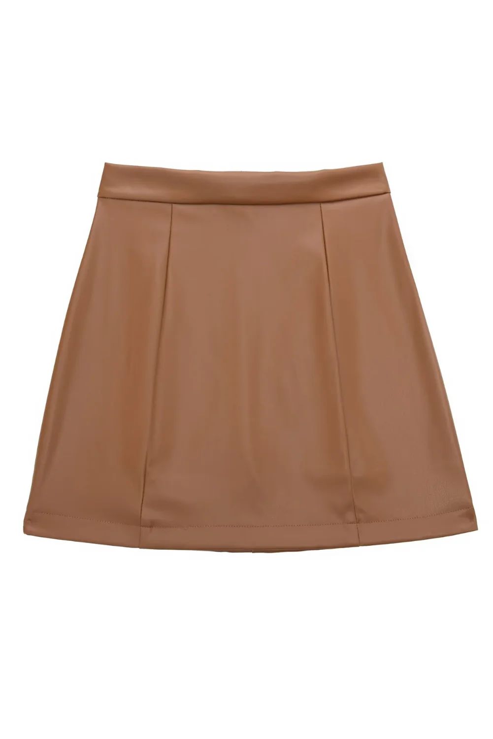 'Randy' Faux Leather Mini Skirt(4 Colors) | Goodnight Macaroon