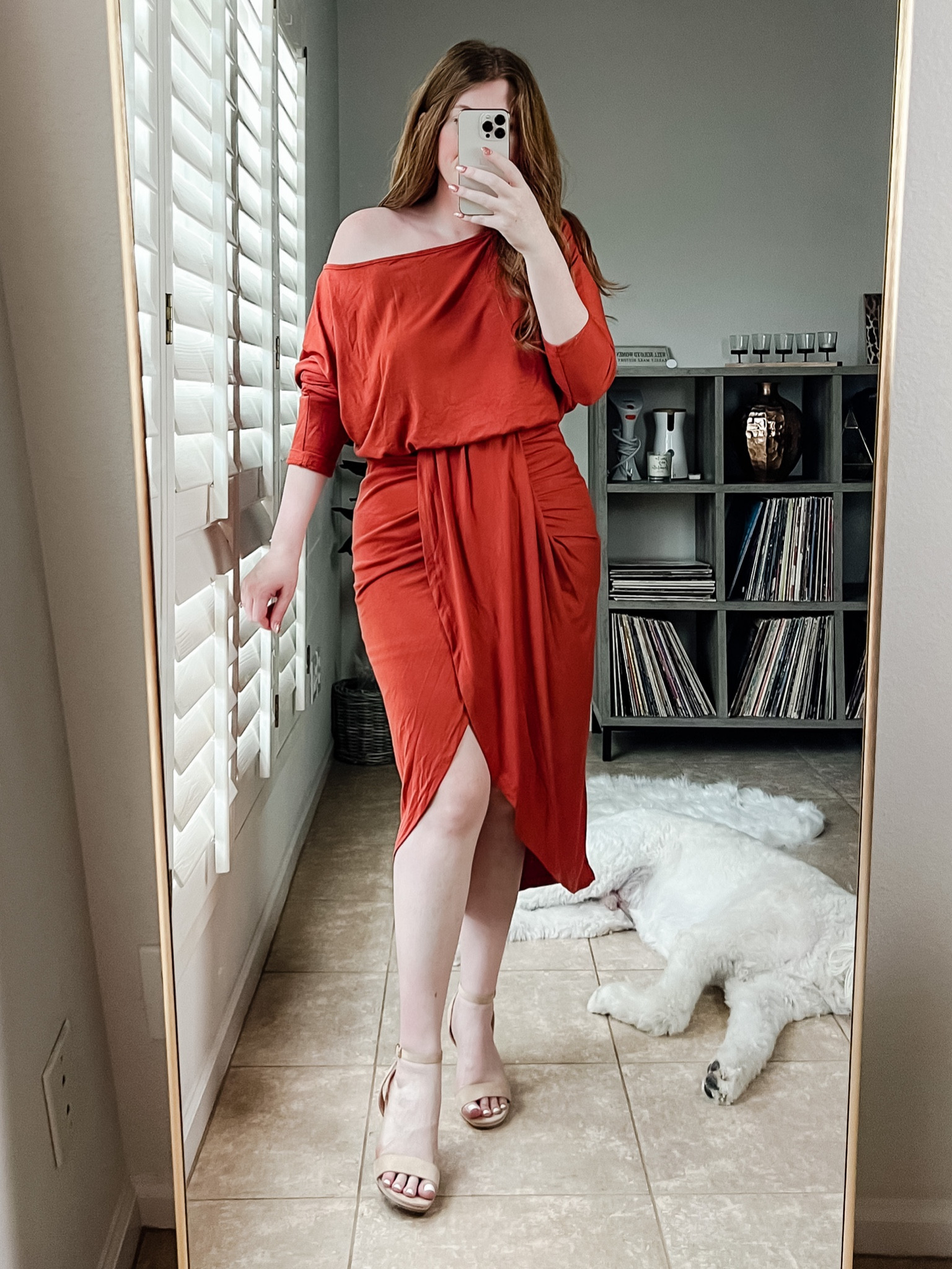 Fall wedding guest dress from amazon wearing size large. Amazon dress. Fall dress. 

#LTKunder50 #LTKwedding #LTKSeasonal