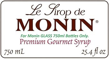 Coffee Syrup Pump. ONLY for Monin GLASS 750ml (25.4 Fl.Oz.) Bottle (Pack of 2). FDA Compliant. BP... | Amazon (US)