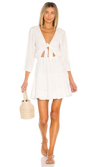 Stay Golden Dress in White Resort Dress Honeymoon Bride To Be #LTKwedding #LTKswim | Revolve Clothing (Global)