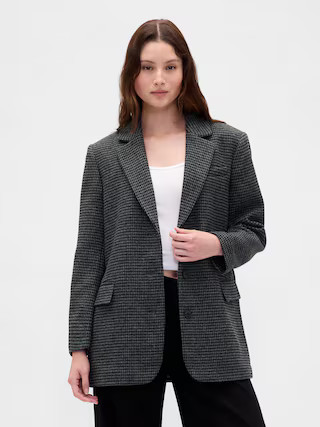 Oversized Wool-Blend Blazer | Gap (US)