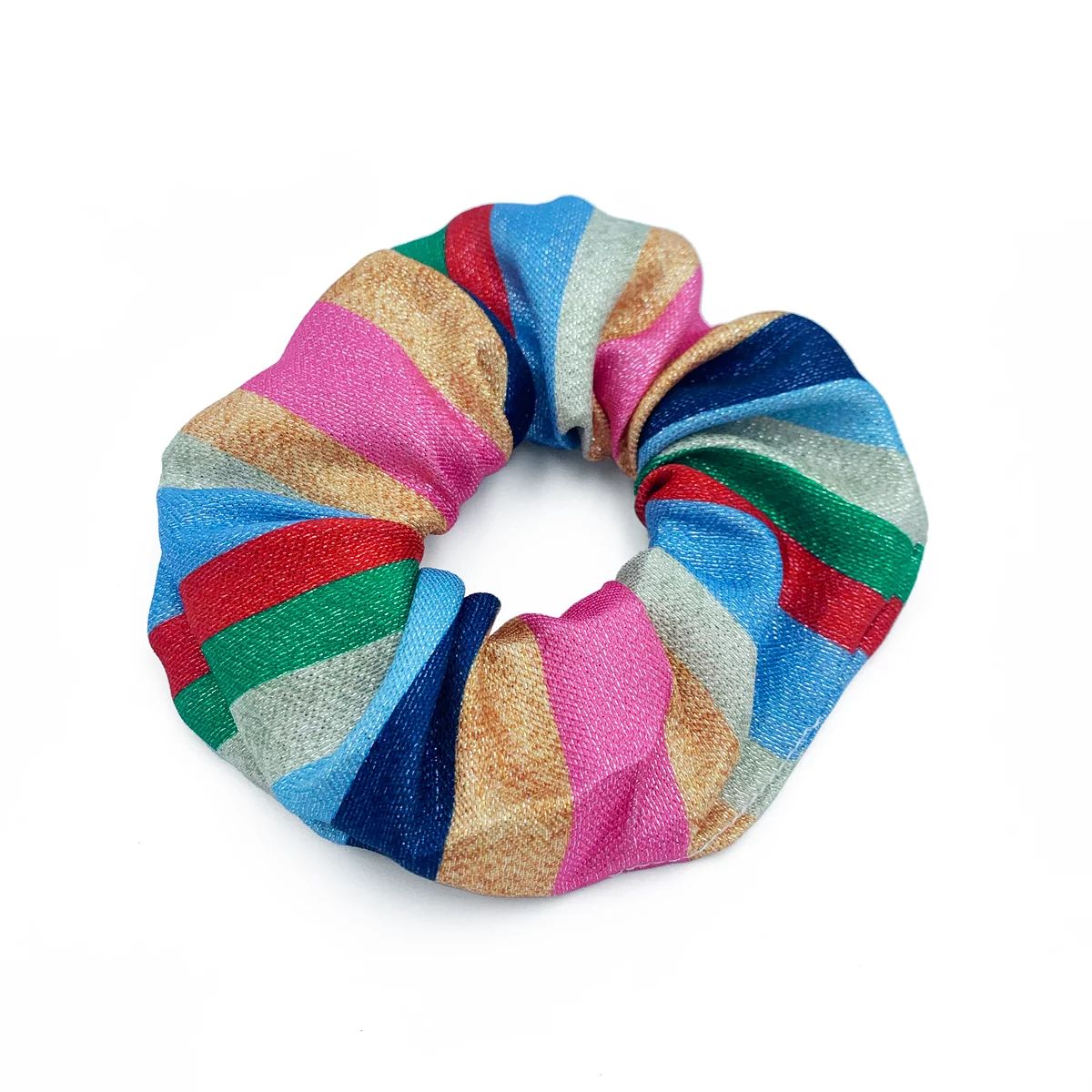 Packed Party Over The Rainbow Scrunchie, 1 Multi-Color Striped Scrunchie | Walmart (US)