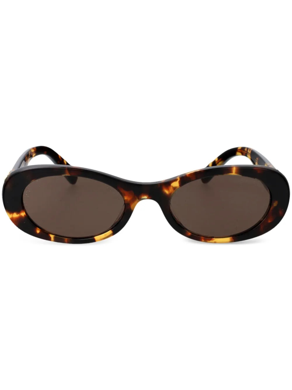 Miu Miu Eyewear oval-frame Sunglasses  | Brown | FARFETCH | Farfetch Global