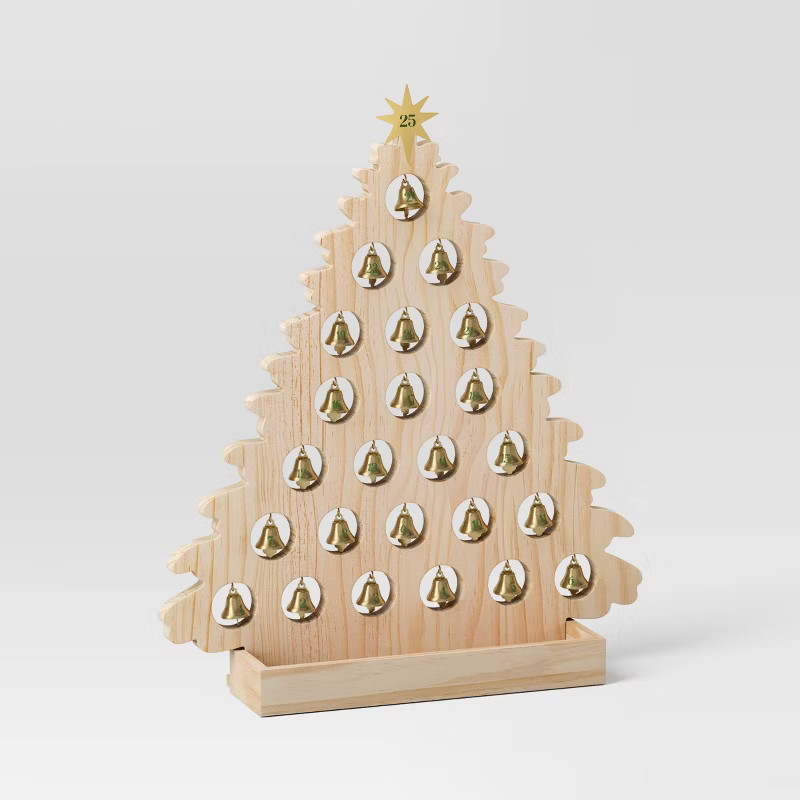 Bell Tree Countdown Advent Calendar Beige - Threshold™ | Target