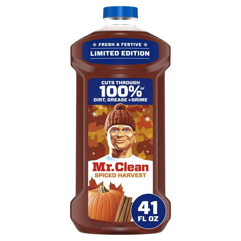 Mr. Clean All Purpose Cleaner, Floor Cleaner, Mop Soap, Cleaning Liquid, Spiced Harvest, Pumpkin,... | Walmart (US)