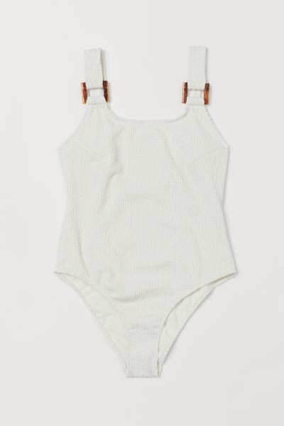 Ribbed Belted Swimsuit | H&M (US + CA)