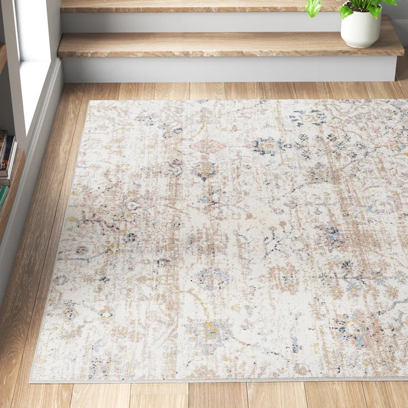 Benfield Beige Machine Washable Area Rug | Wayfair North America