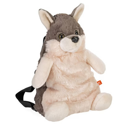 Wild Republic Backpack Wolf, Mini Backpack, Animal Bag, 14 Inches, Gift for Kids, Plush Zoo Animal | Target