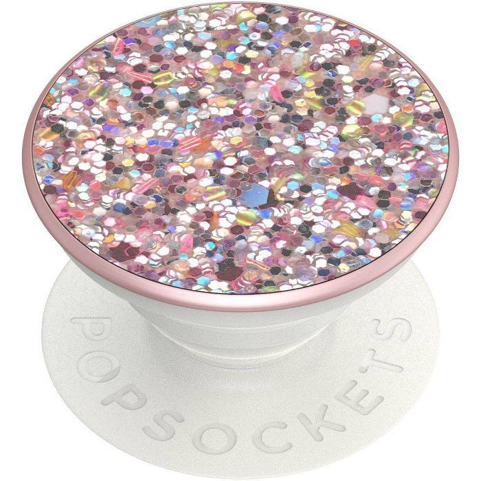 PopSockets PopGrip Cell Phone Grip & Stand - Sparkle Rosebud Pink | Target