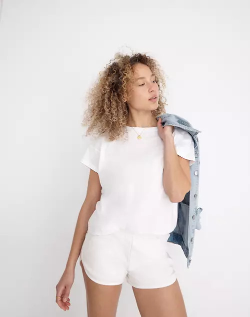 MWL Curved-Hem Sweatshorts | Madewell