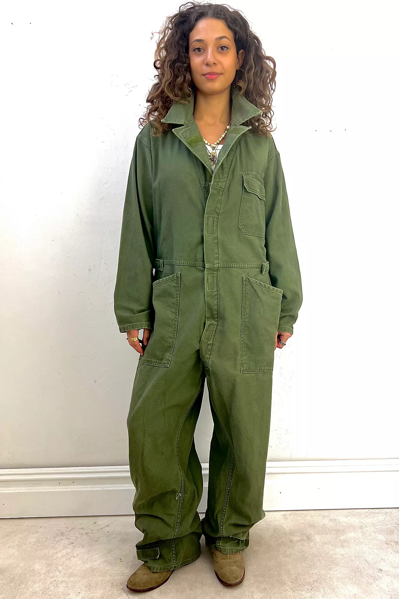 Vintage Military Jumpsuit Selected by Anna Corinna | Free People (Global - UK&FR Excluded)