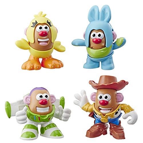 Mr Potato Head Disney/Pixar Toy Story Mini 4 Pack Buzz, Woody, Ducky, Bunny Figures Toy for Kids Age | Amazon (US)
