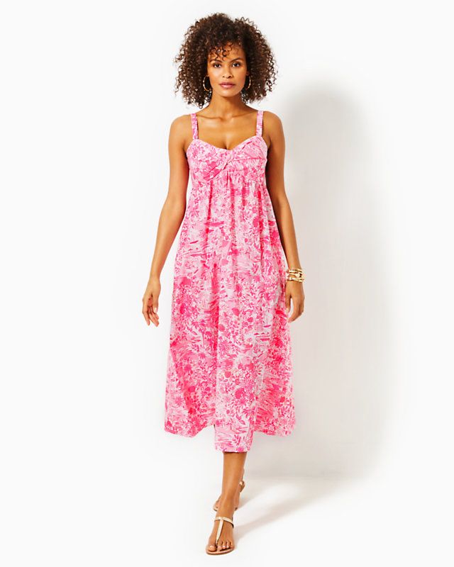 Azora Cotton Midi Dress | Lilly Pulitzer