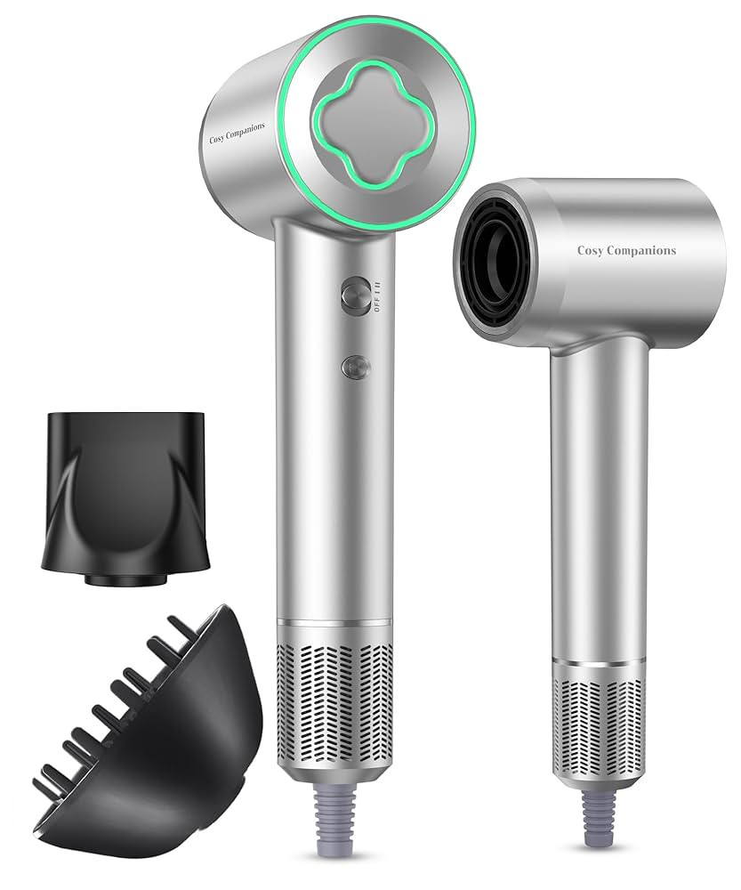 Hair Dryer - 150000 RPM High-Speed Brushless Motor Negative Ionic Blow Dryer for Fast Drying, Low... | Amazon (US)