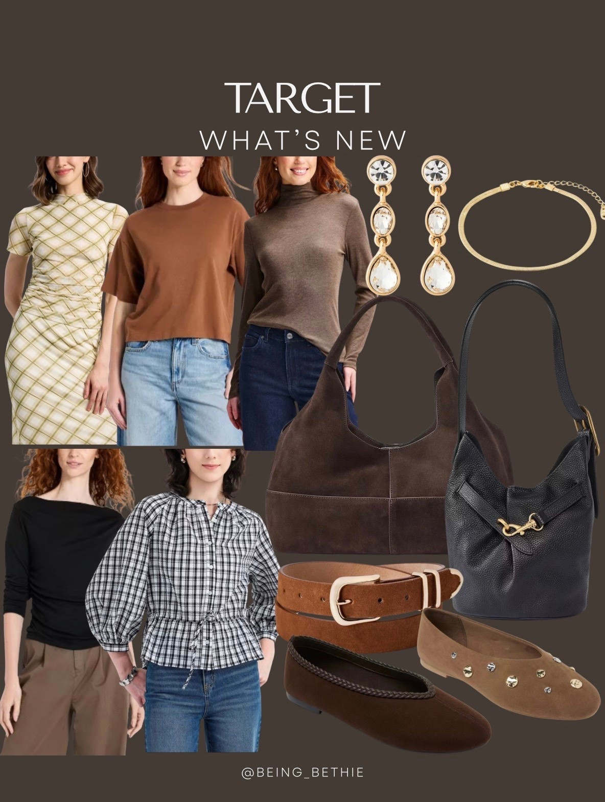 Target what’s new! 

Shirt, top, plaid, fall style, bag, jewelry, belt, ballet flats

#LTKSaleAlert #LTKgrwm #LTKootd