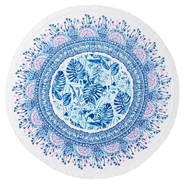 Lilly Pulitzer Garden Round Beach Towel | Pottery Barn Teen