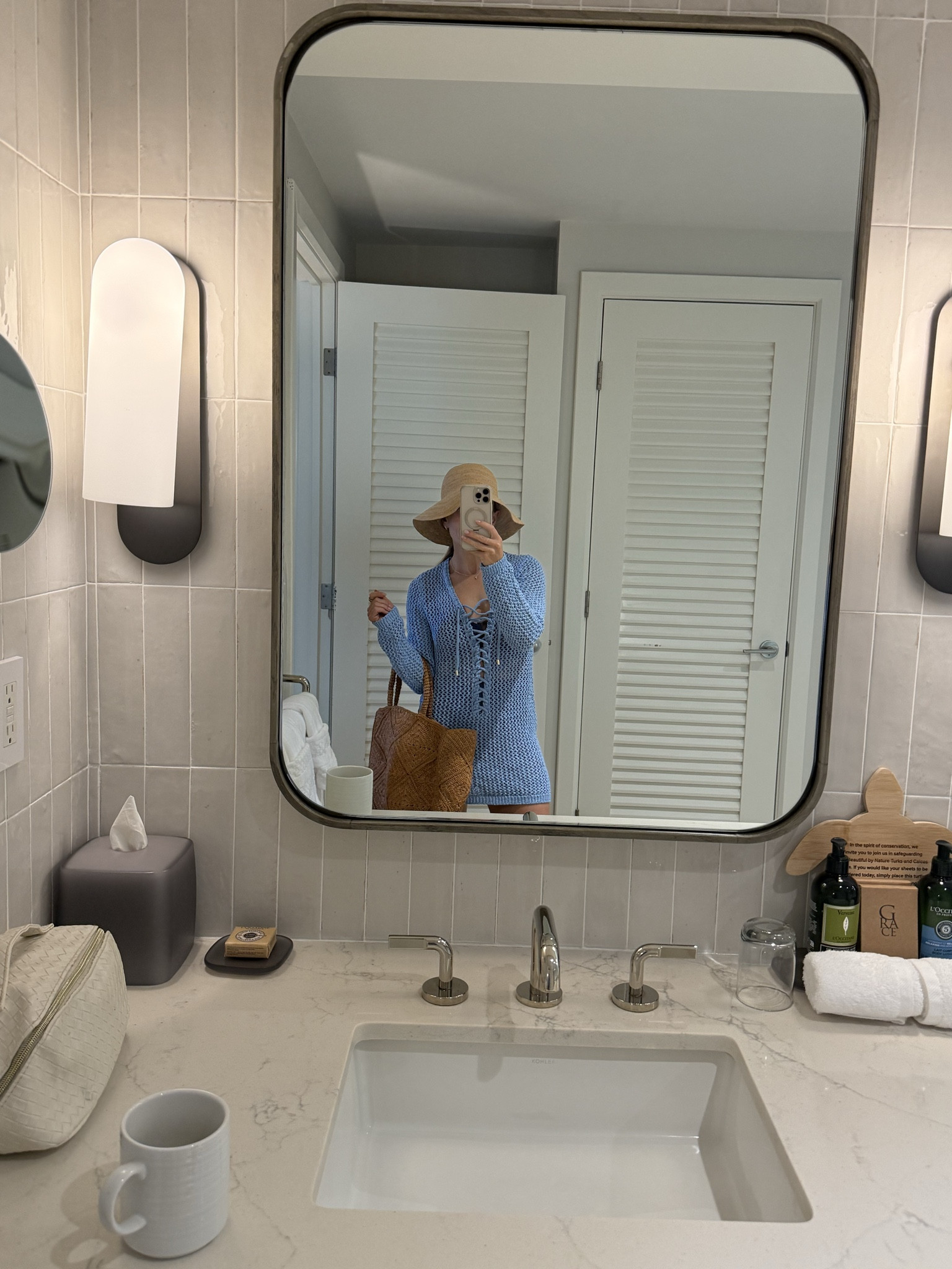 Cutest coverup up! Crochet is so fun, especially on vacation. Paired it with a fun straw hat and straw back for the beach!

#LTKTravel #LTKSwim #LTKootd